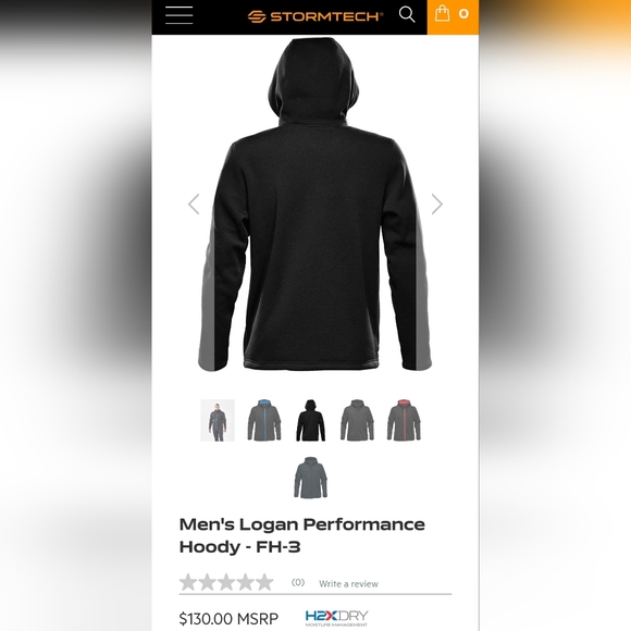NEW! Stormtech Performance Hoodie (Mens Small) - Picture 4 of 15